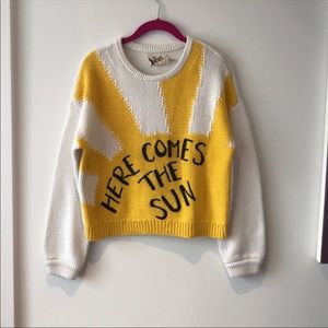 Alice Olivia 27 Leena Beatles Sweater M 